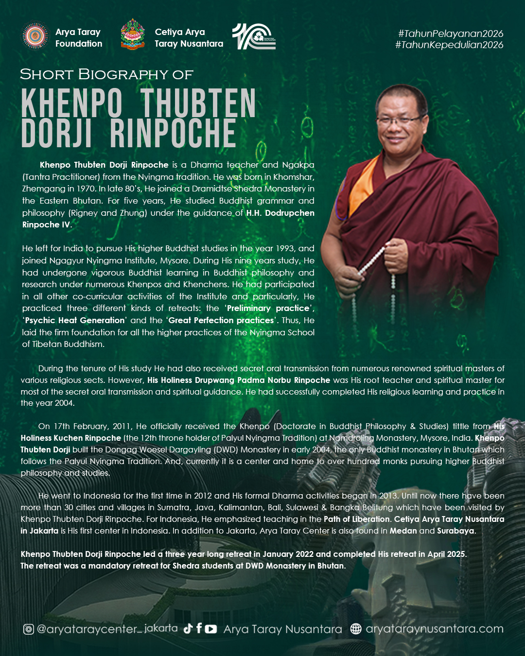 Teaser Aktivitas Dharma Rinpoche 2026 2