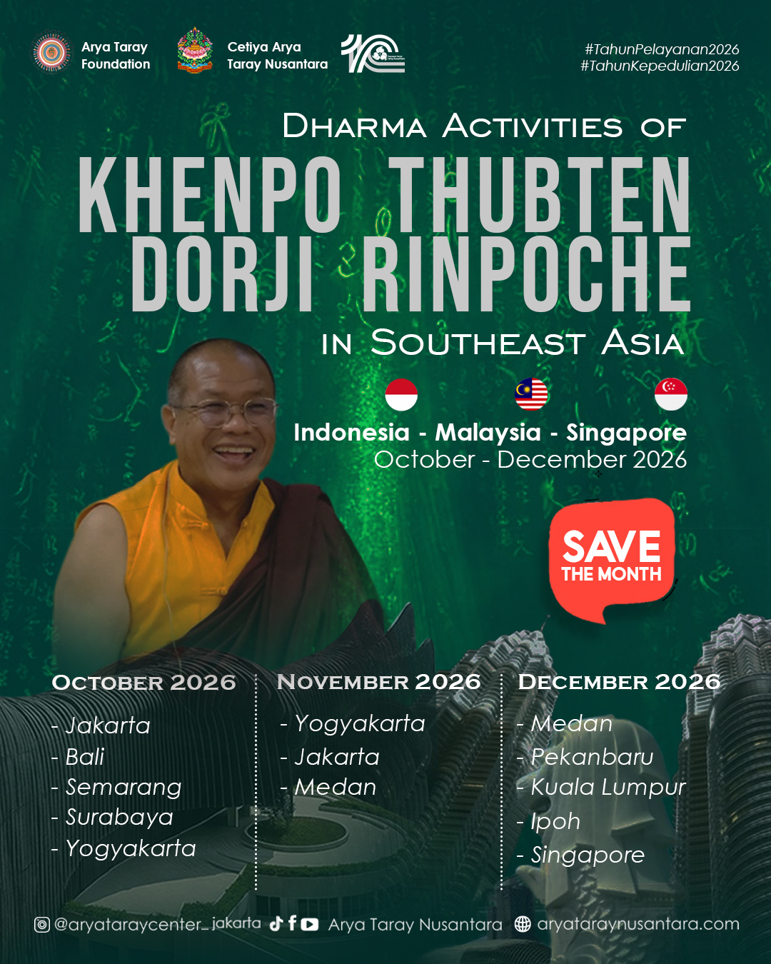 Teaser Aktivitas Dharma Rinpoche 2026