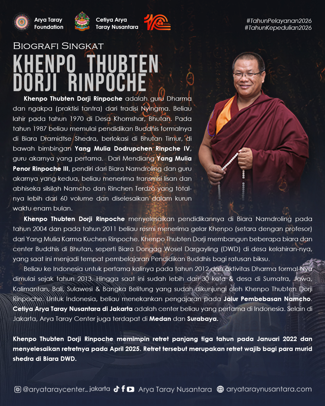 Teaser Aktivitas Dharma Rinpoche 2026 slide 2